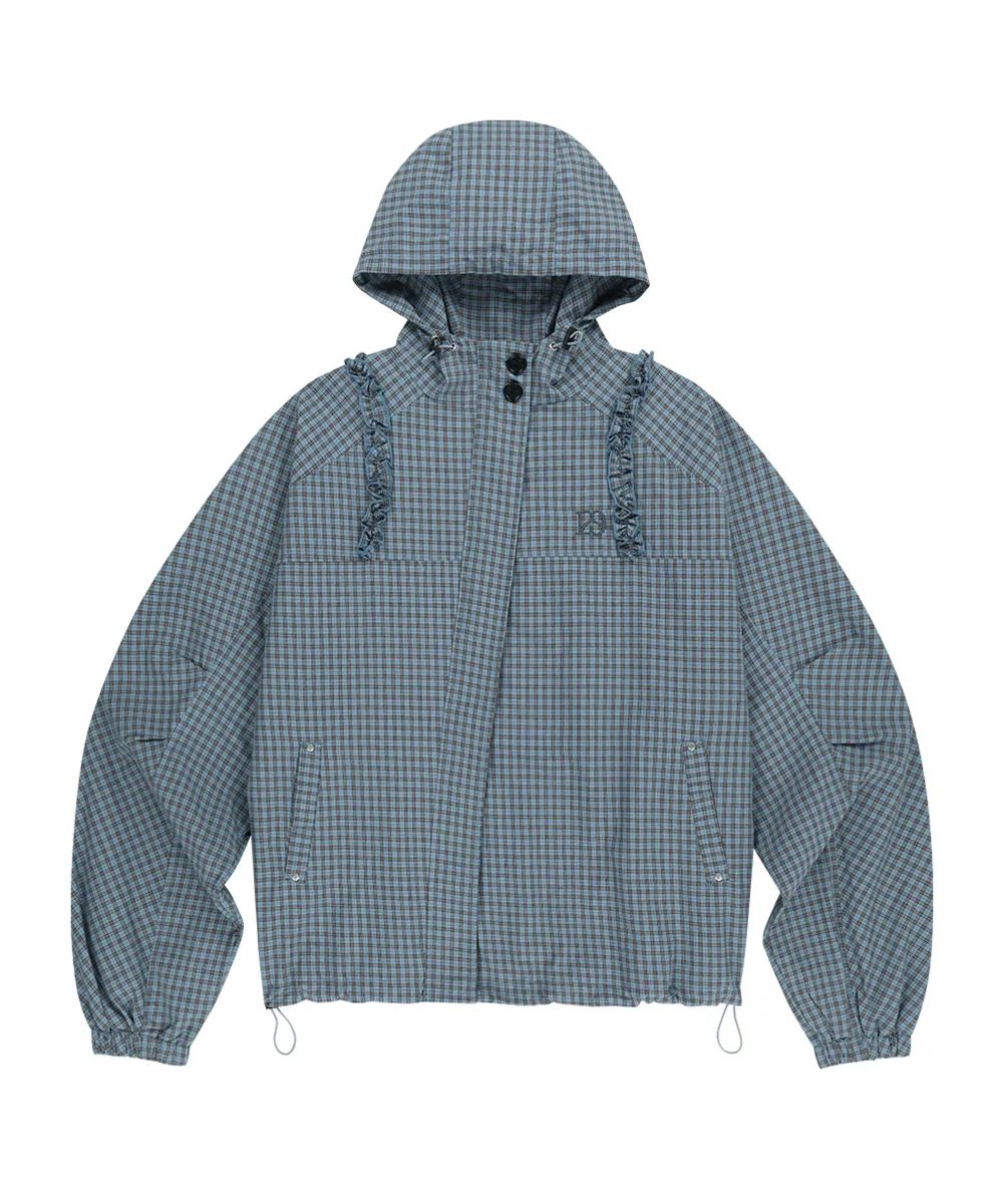 ILLIGO Oblique Frill Hooded Jacket - 6 colors