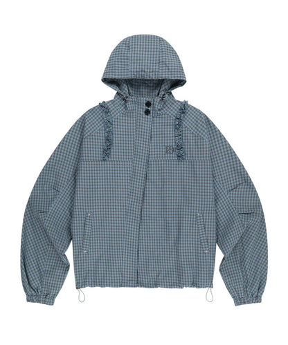 ILLIGO Oblique Frill Hooded Jacket - 6 colors