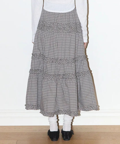 ILLIGO Buckle Frill Long Skirt - 3 colors
