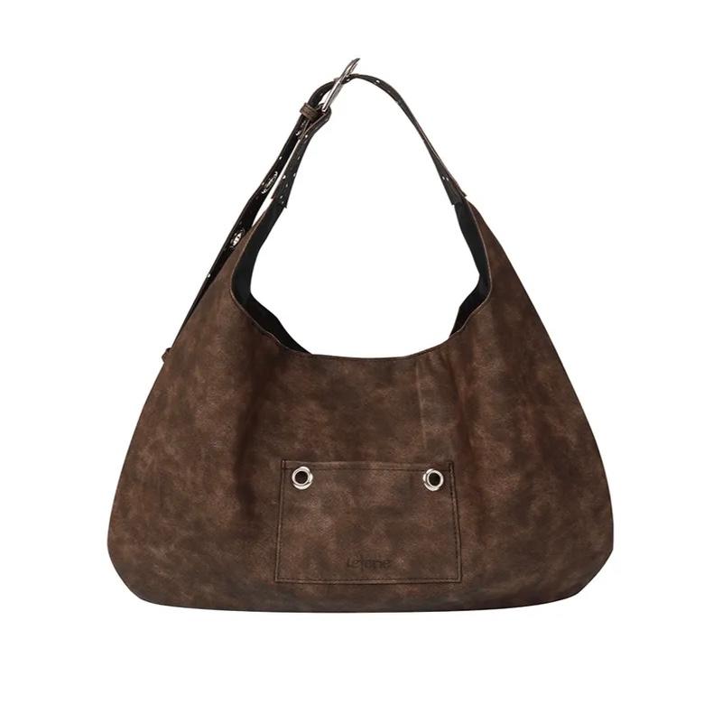 Leterie Buckle Reversible Shoulder Bag - 7 colors