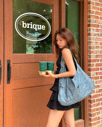Leterie Buckle Reversible Shoulder Bag - 7 colors