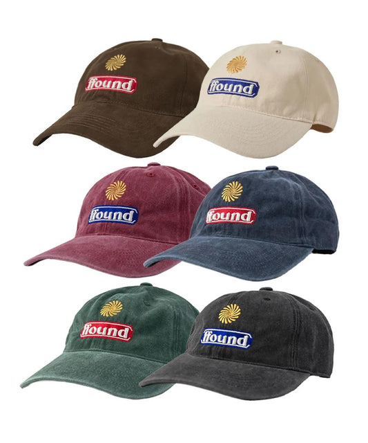 Human & Cat. ffound3 Stone Washed Ball Cap - 7 colors