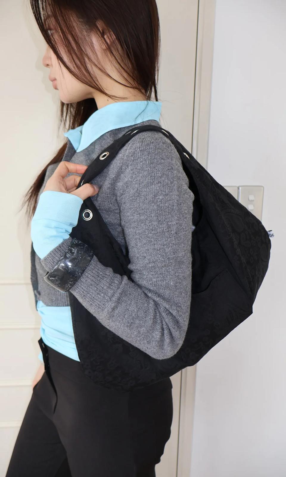 DEPC Eyelet Jacquard Bag