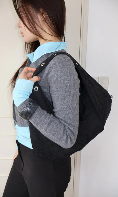 DEPC Eyelet Jacquard Bag