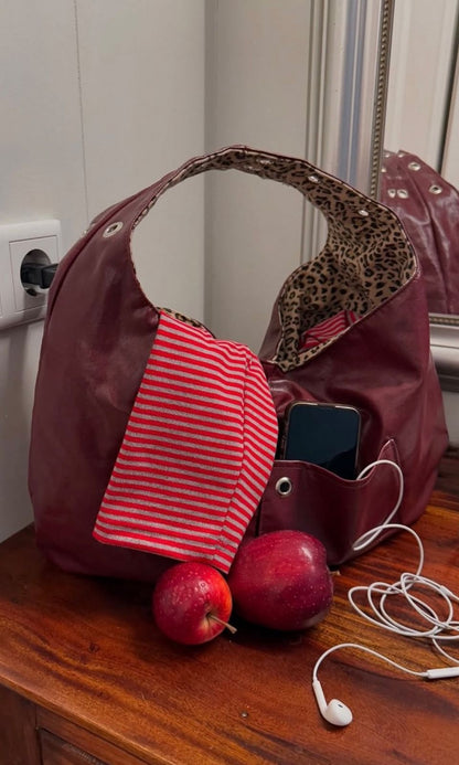 DEPC Eyelet Leather Bag - 3 colors