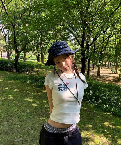 aeae Dot Small Letter Tee - 8 colors