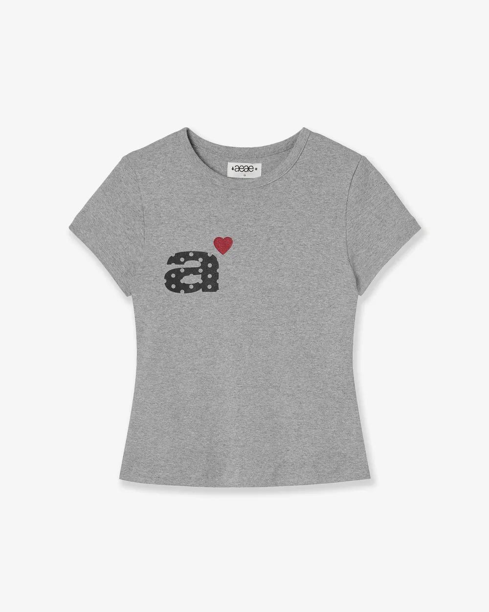 aeae Dot Small Letter Tee - 8 colors