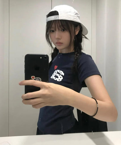 aeae Dot Small Letter Tee - 8 colors