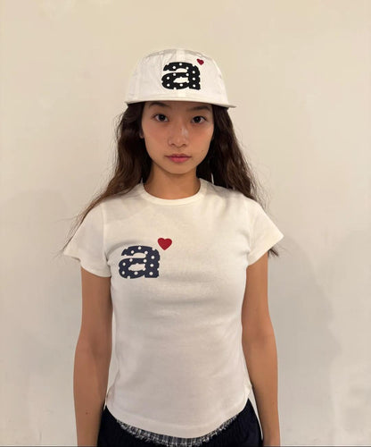 aeae Dot Small Letter Tee - 8 colors