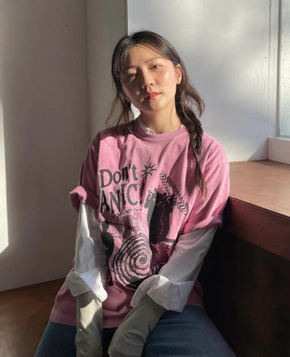 Mahagrid Don't Panic Pigment Tee - 4 colors