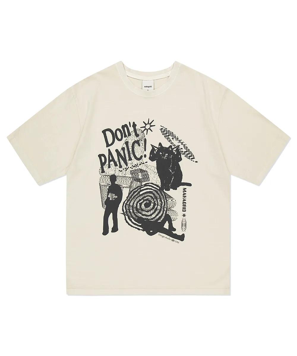 Mahagrid Don't Panic Pigment Tee - 4 colors