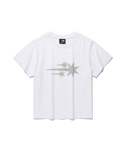 niceghostclub Stardust 3Star Crop Tee - 2 colors