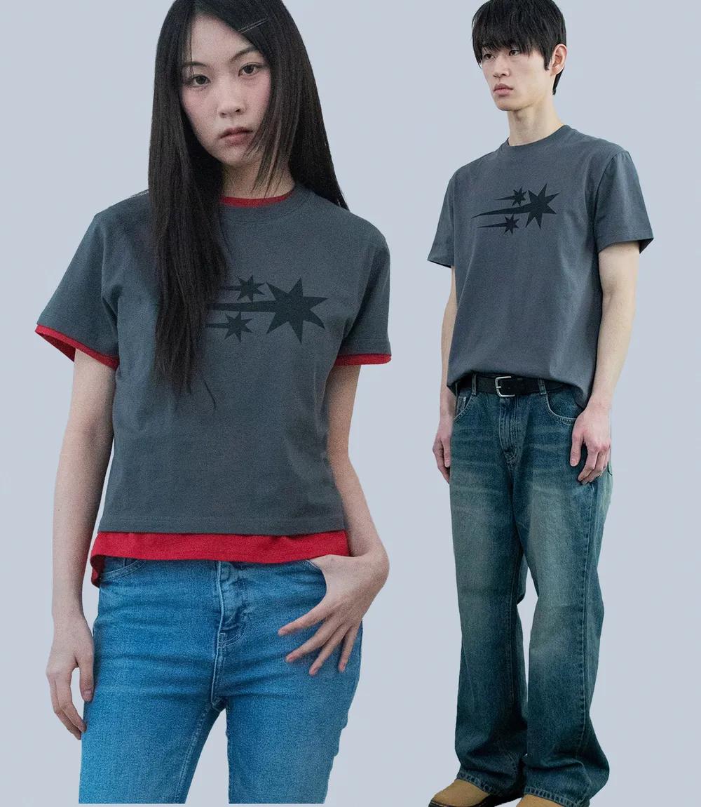 niceghostclub 3Star Basic Tee - 2 colors