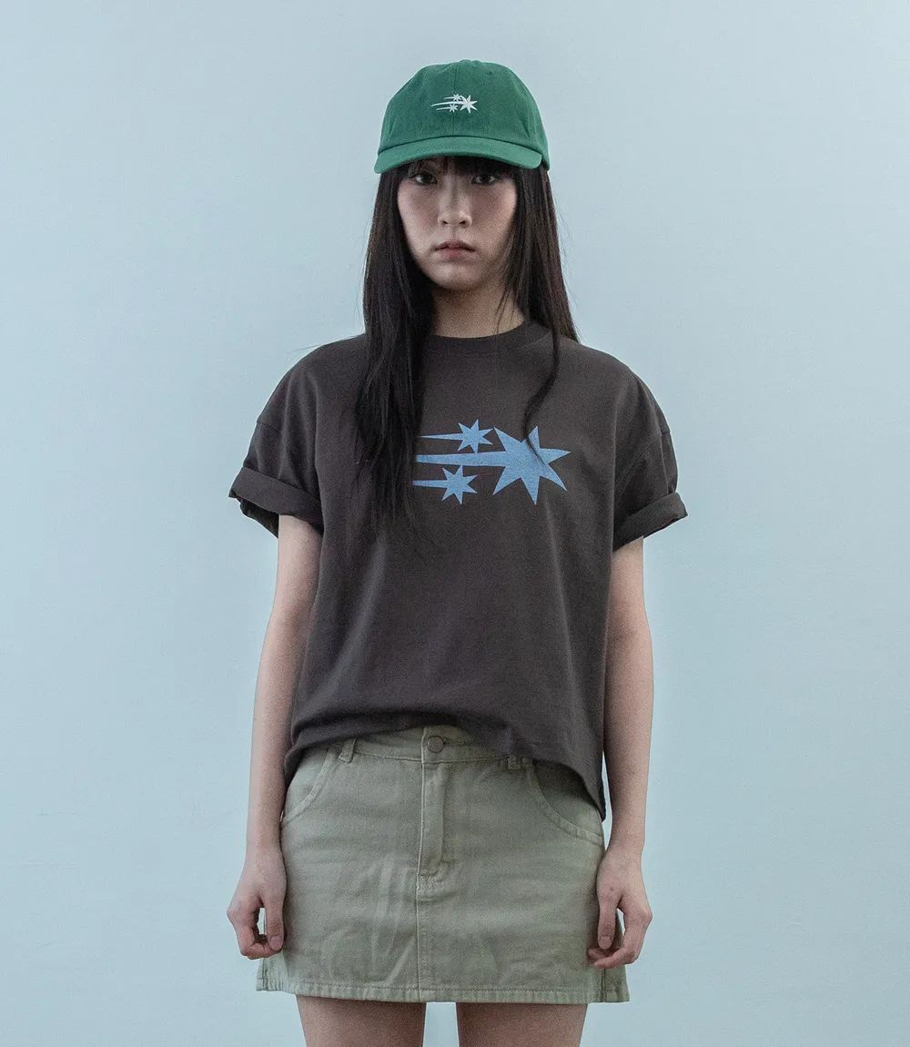 niceghostclub 3Star Big Crop Tee - 3 colors