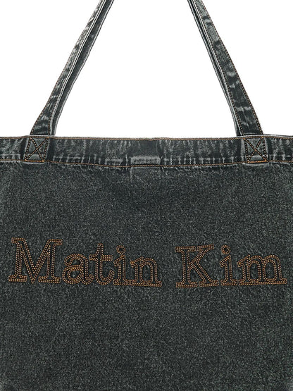 Matin Kim Stitch Denim Shoulder Bag - 3 colors