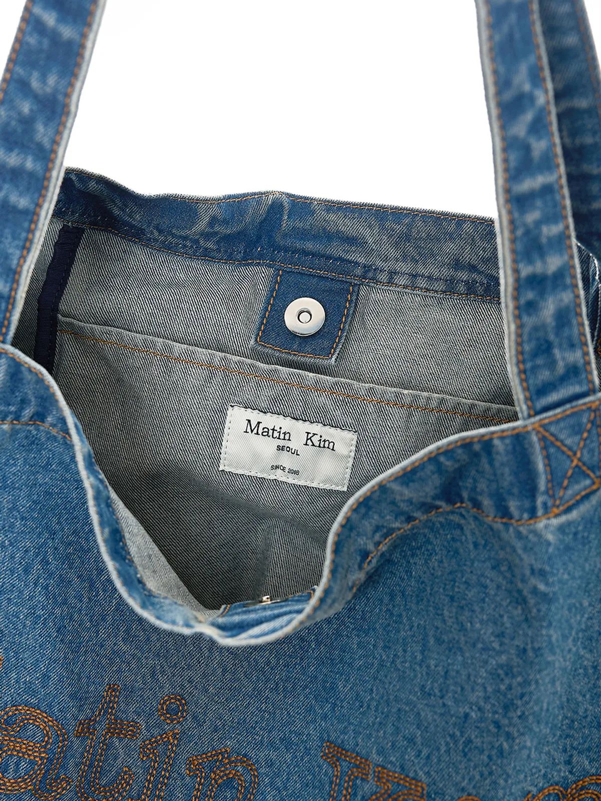 Matin Kim Stitch Denim Shoulder Bag - 3 colors