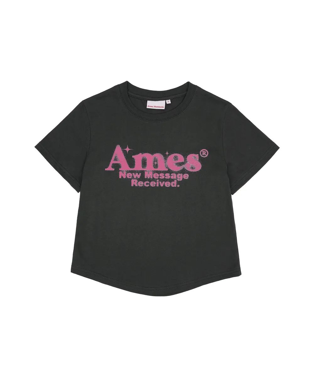 Ames Worldwide Round Hem Crop Tee - 7 colors
