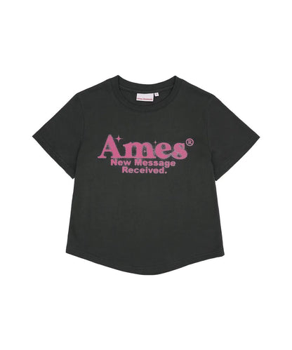 Ames Worldwide Round Hem Crop Tee - 7 colors