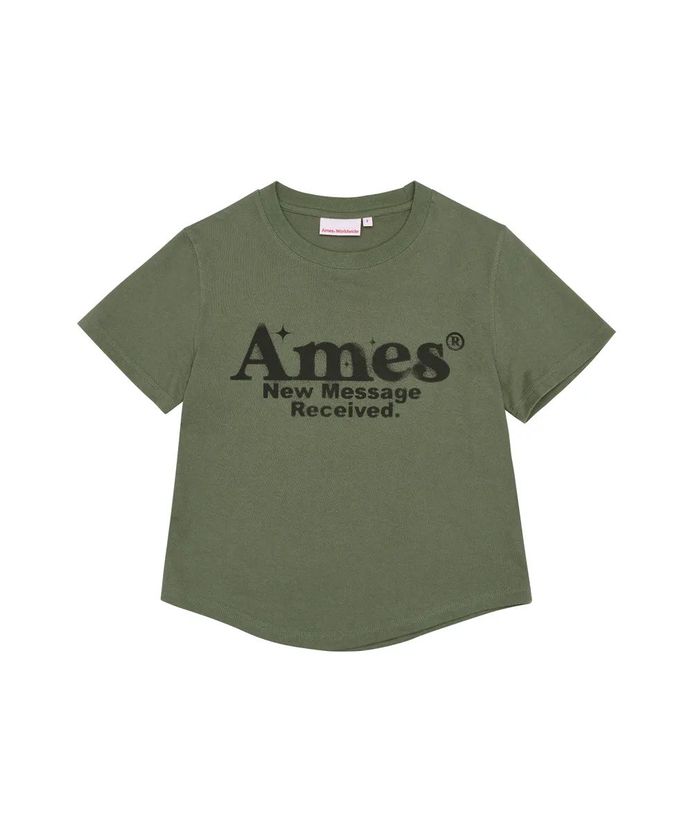 Ames Worldwide Round Hem Crop Tee - 7 colors