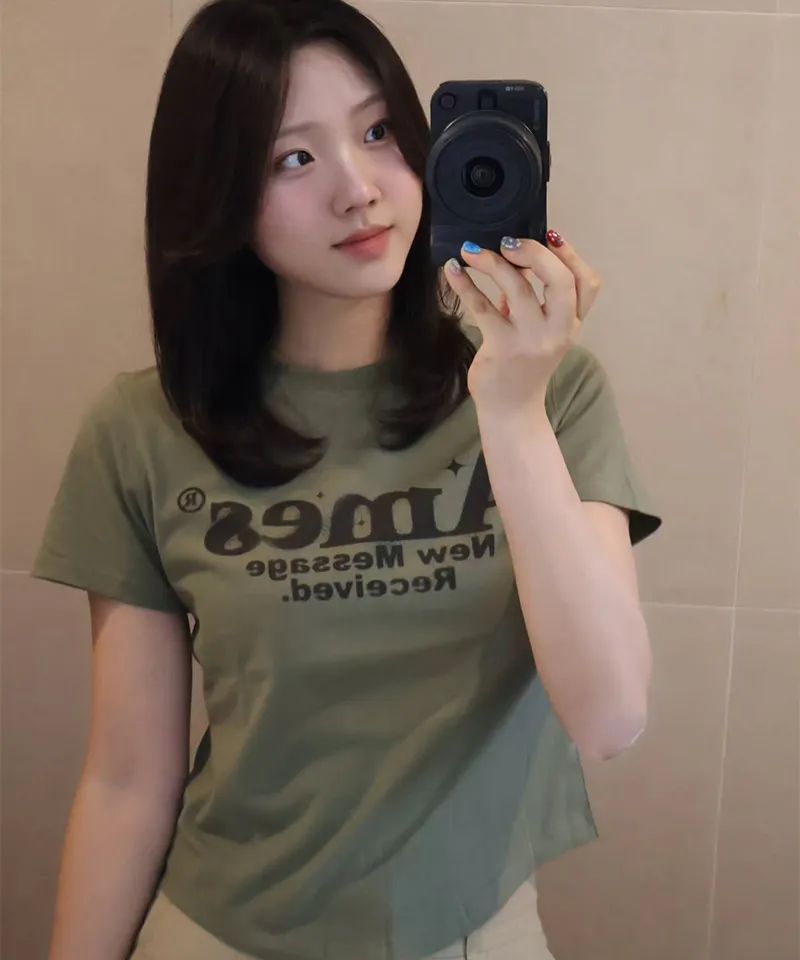 Ames Worldwide Round Hem Crop Tee - 7 colors