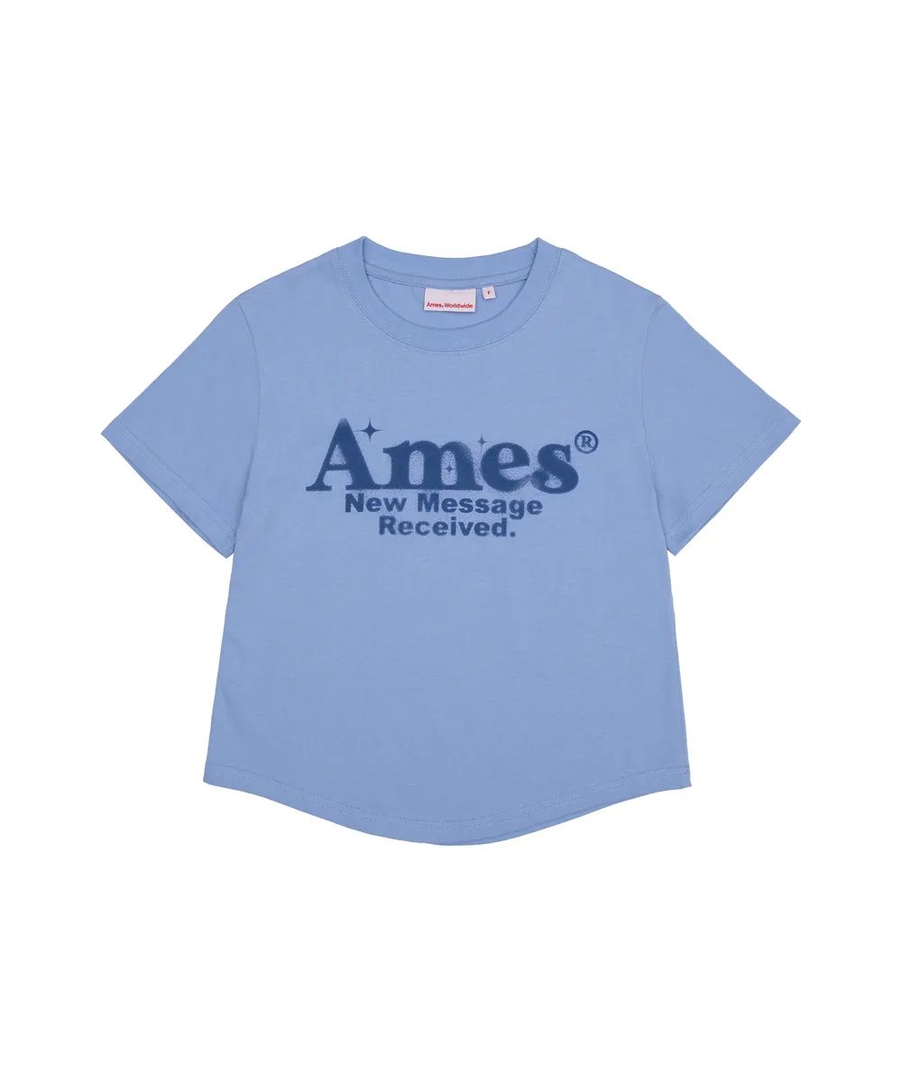 Ames Worldwide Round Hem Crop Tee - 7 colors