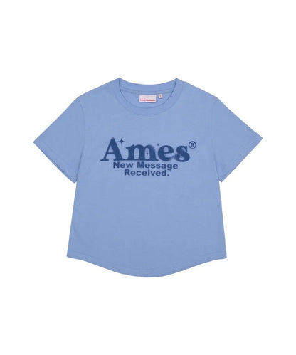 Ames Worldwide Round Hem Crop Tee - 7 colors