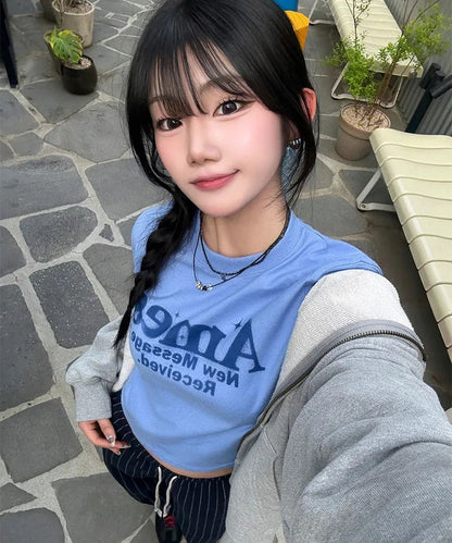Ames Worldwide Round Hem Crop Tee - 7 colors