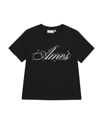 Ames Worldwide Silver Ames Crop Tee - 3 colors