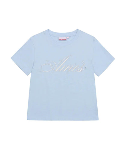 Ames Worldwide Silver Ames Crop Tee - 3 colors