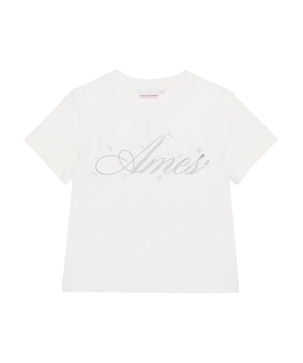 Ames Worldwide Silver Ames Crop Tee - 3 colors