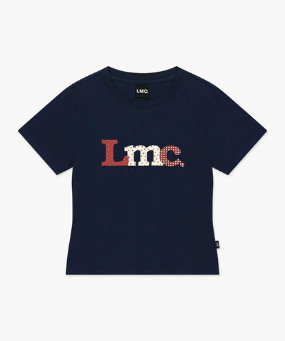 LMC WM Patchwork Logo Cropped Tee - 2 colors