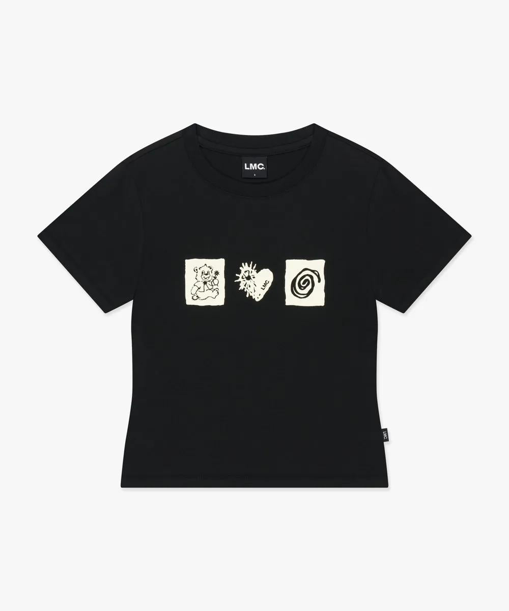 LMC WM Stamp Icon Cropped Tee - 2 colors