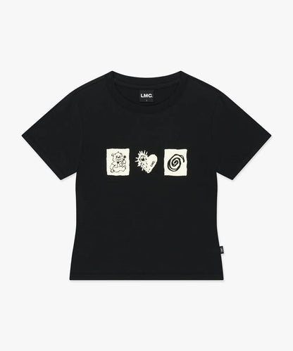 LMC WM Stamp Icon Cropped Tee - 2 colors