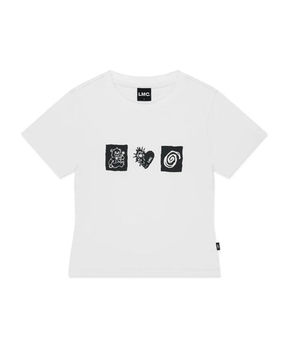 LMC WM Stamp Icon Cropped Tee - 2 colors