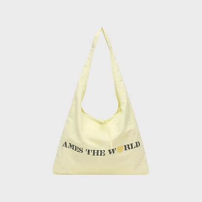 Ames Worldwide Lettering Casual Hobo Bag - 4 colors