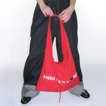 Ames Worldwide Lettering Casual Hobo Bag - 4 colors