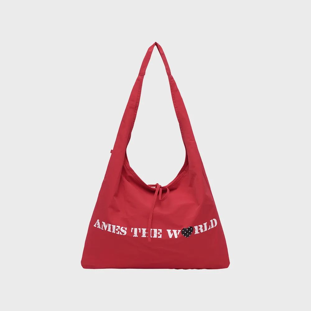Ames Worldwide Lettering Casual Hobo Bag - 4 colors