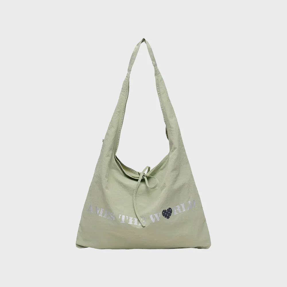 Ames Worldwide Lettering Casual Hobo Bag - 4 colors