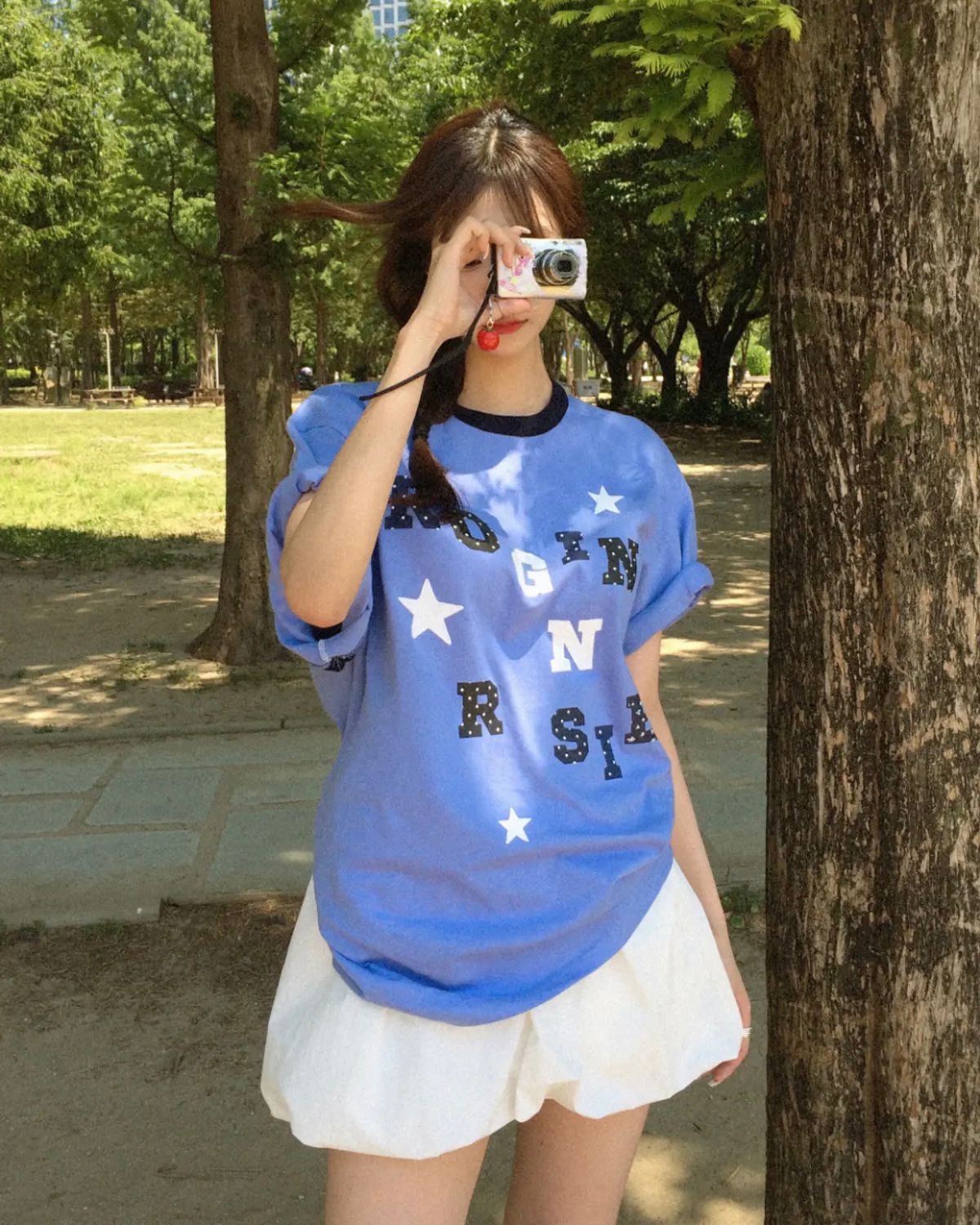 Rogin & Rosie Logo Spell Point Starry Ringer T-shirt - 4 colors