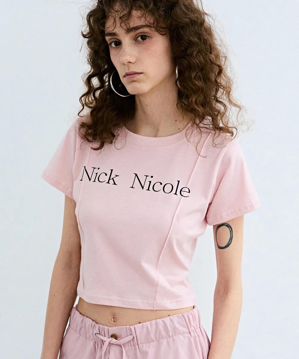 Nicole Pintuck Crop Tee - 4 colors