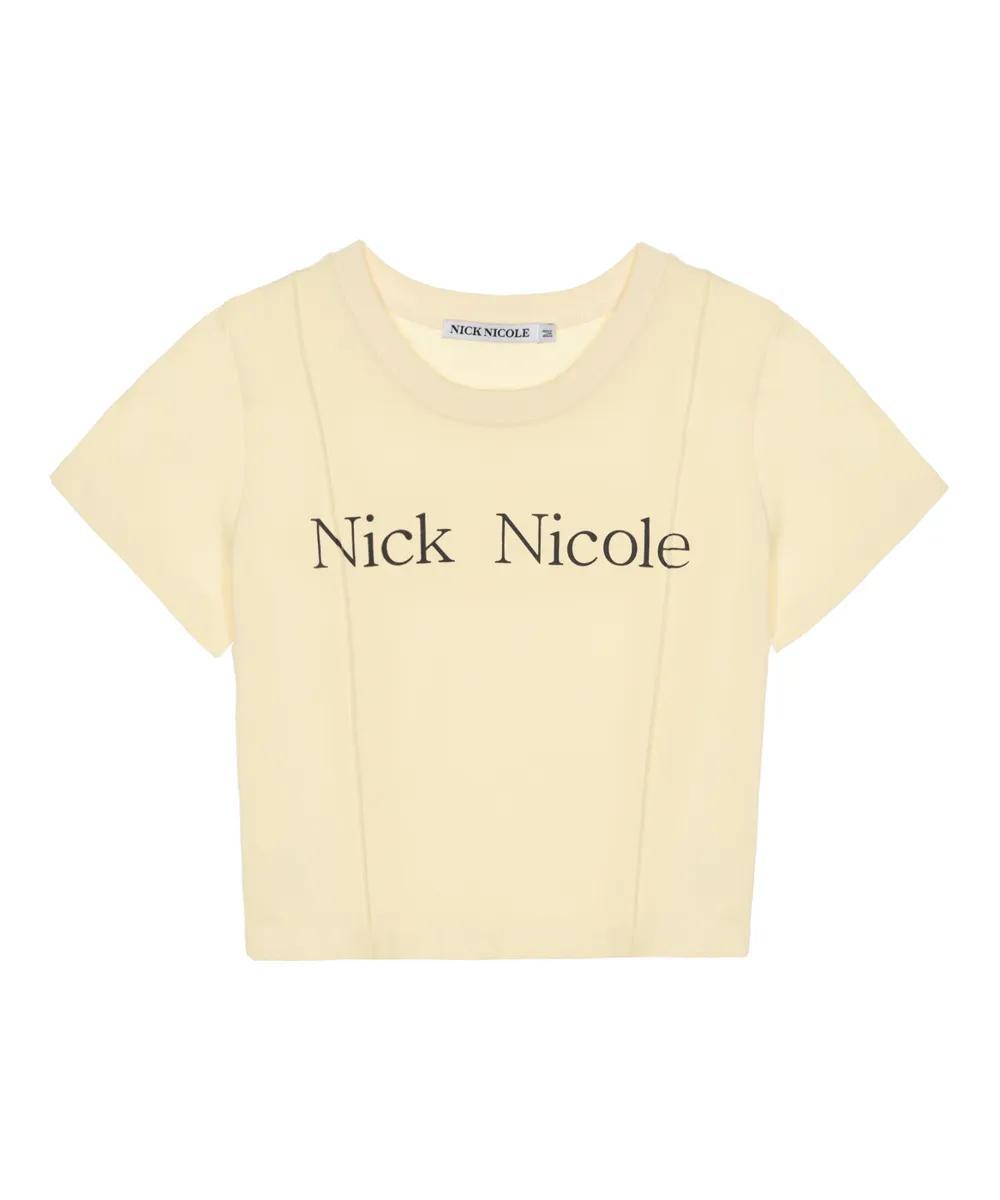 Nicole Pintuck Crop Tee - 4 colors