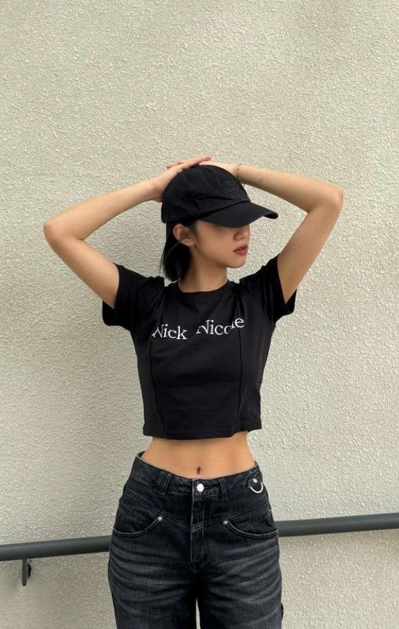 Nicole Pintuck Crop Tee - 4 colors