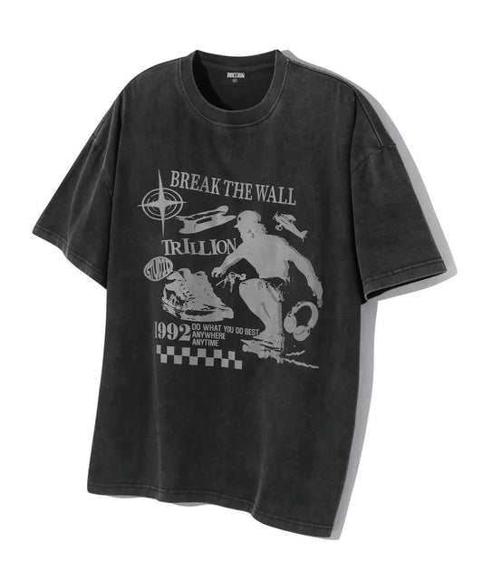 Trillion Skateboard Pigment Graphic T-shirt - 5 colors