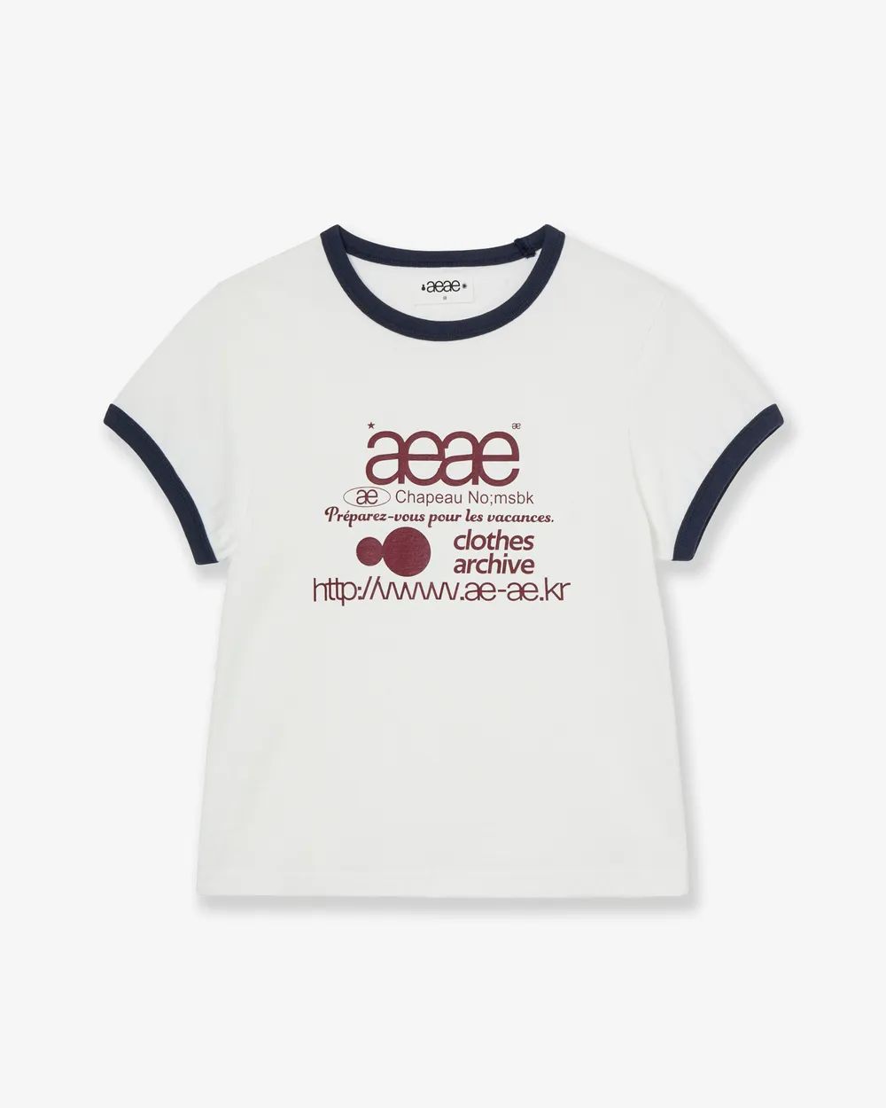 aeae Web Logo Ringer Tee - 3 colors