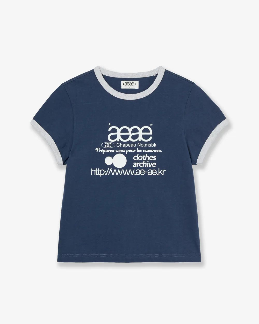 aeae Web Logo Ringer Tee - 3 colors