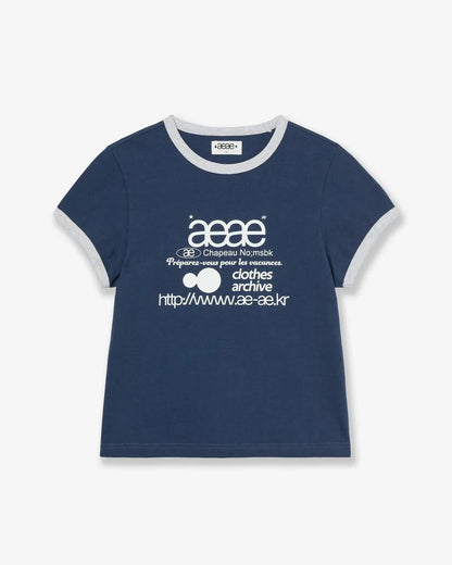 aeae Web Logo Ringer Tee - 3 colors