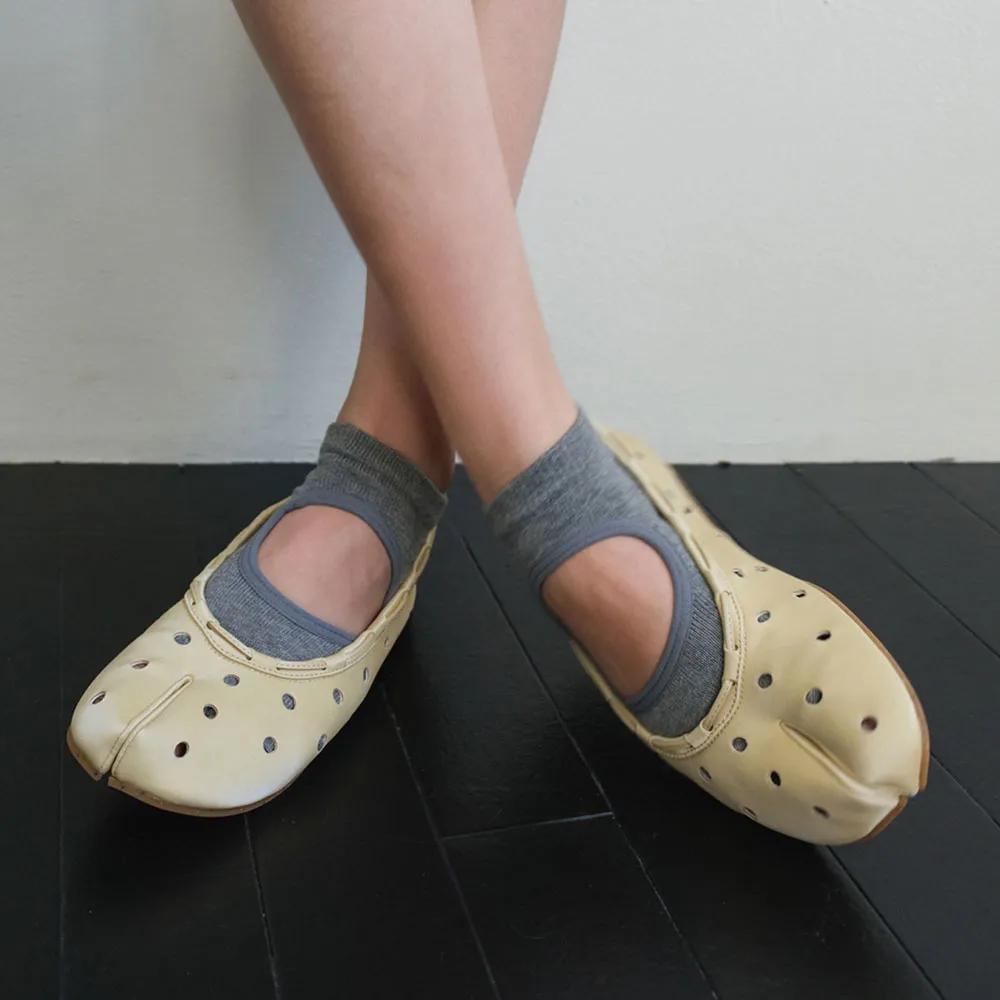 PAES Leather String Flat (cheese) - 2 colors