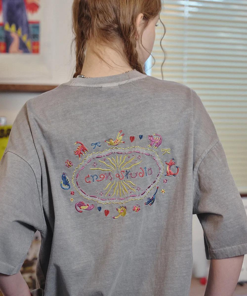 CPGN Cat Stitch Pigment Tee - 4 colors