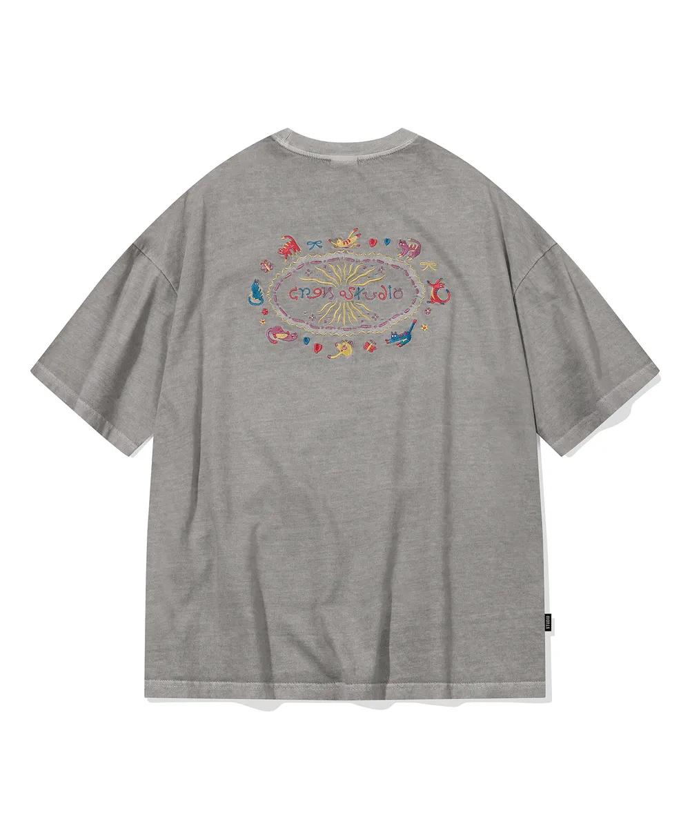 CPGN Cat Stitch Pigment Tee - 4 colors