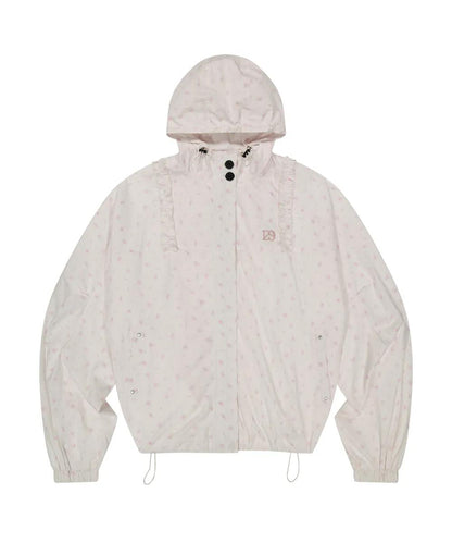 ILLIGO Oblique Frill Hooded Jacket - 6 colors